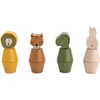 Image de Trixie Houten Schroefdieren - Met 4 Dierenpopjes - 100% FSC Hout - Stimuleert Motoriek & Coördinatie - Voor Jongens en Meisjes