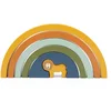 Image de Trixie Houten Stapelregenboog Mr. Lion   12m+   Stapelspel   FSC hout