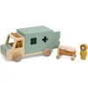 Image de Trixie Houten speelgoed - Ambulance Auto - Speelgoedauto voor Kinderen - Ziekenwagen - Voor Jongens en Meisjes - FSC