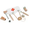 Image de Trixie Houten Speelgoed - Doktersset - Dokterstas met 8 accessoires - Dokter speelgoedkoffer - Vanaf 3 jaar - Voor Jongens en Meisjes