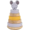 Image de Trixie Houten Stapeltoren - Mrs. Mouse - Houten stacking toy - Educatief speelgoed - Voor Jongens & Meisjes - Muis