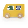 Image de Trixie Houten Speelgoed - Auto met dieren - Speelgoedauto - Set van 3 - Vanaf 1,5 jaar - Voor Jongens en Meisjes - FSC