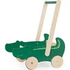 Image de Trixie Houten Loopwagen - Mr. Crocodile - Babywalker - Kinder speelgoed - Loopkar vanaf 1,5 jaar - Voor Jongens en Meisjes - FSC