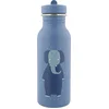 Image de Trixie Drinkfles - Mrs. Elephant - RVS Waterfles voor kinderen - 500ml - Lekvrije Fles - Blauw - Olifant