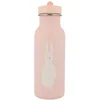 Image de Trixie Drinkfles - Mrs. Rabbit - RVS Waterfles voor kinderen - 500ml - Lekvrije Fles - Roze - Konijn