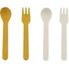 Image de Trixie Lepel & Vork 2 Stuks | Mustard
