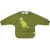 Image de Afwasbare slab met mouwen - Mr. Dino - Voor Baby's en Kleuters 2-4jaar - Makkelijk schoon te maken - Groen