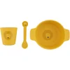 Image de Trixie Kinderservies - Mr. Lion - Servies Set met Beker, Kom en Lepel - Voor baby's vanaf 4 maanden - van Siliconen - Geschikt voor de Vaatwasser