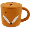 Image de Trixie Snackbeker - Mr. Fox - Snack Cup - Kinderservies - Voor baby's vanaf 4 maanden - van Siliconen - Geschikt voor de Vaatwasser