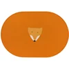 Image de Trixie Placemat Kinderen - Mr. Fox- van Siliconen - Ook geschikt als Knutselmat of Tekenmat - van Siliconen - Geschikt voor de Vaatwasser