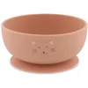 Image de Trixie Kom met zuignap - Mrs. Cat - Schaaltje - Kinderservies - Voor baby's vanaf 4 maanden - van Siliconen - Geschikt voor de Vaatwasser