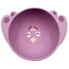 Image de Trixie | Siliconen Kom met Zuignap - Mrs. Peacock -Kinderservies - Voor baby's vanaf 4 maanden - van Siliconen - Geschikt voor de Vaatwasser
