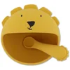 Image de Trixie | Eerste Babymaaltijdset   Mr. Lion   Siliconen   Zuignap   4m+