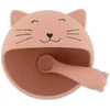 Image de Trixie | Eerste Baby Maaltijdset   Mrs. Cat   Siliconen   Zuignap   4m+