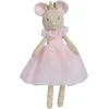 Image de Nicotoy Muis ballerina roze jurkje 33cm - Knuffel