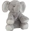 Image de J-Line knuffel Olifant - pluche - grijs - large