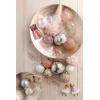 Image de J-Line kerstbal Sterretjes - glas - zilver - small - doos van 6