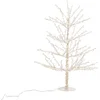 Image de J-Line decoratie boom Kaal Parel - metaal - wit - small - LED lichtjes