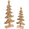 Image de J-Line decoratie Kerstboom - hout - goud - large