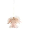 Image de J-Line hanger Engel Glitter - veren - lichtroze - 2 stuks