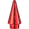 Image de J-Line decoratie Kerstboom - glas - rood - small - LED lichtjes