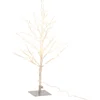 Image de J-Line decoratie Kale boom - metaal - zilver - small - LED lichtjes