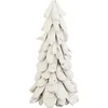 Image de J-Line decoratie Boom Sneeuw - hout - wit - medium