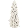 Image de J-Line decoratie Boom Sneeuw - drijfhout - wit - large