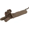 Image de J-Line deurstopper Hond Liggend - textiel - bruin