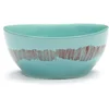 Image de Serax Feast By Ottolenghi Kom Ø16 Azure Swirl Stripes Red