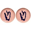 Image de Serax - Ottolenghi Feast - Bord M - Roze/Blauw - 22 Ø - 2 stuks