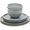 Image de Serax - Anita Le Grelle Terres de rêves - Serviesset - Smokey Blauw - 12 stuks