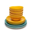 Image de Serax - Ottolenghi Feast - Serviesset - Geel/Azurblauw - 12 stuks