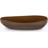 Image de Serax Uncharted Out of Lines ovale dienschaal 36x17cm H8cm ocher
