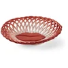 Image de Serax Wouters & Hendrix Les Objets Mouleversants Salvador schaal 27x22cm H7cm rood / wit