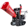 Image de Hakselaar 15 pk op rupsen 420 cc benzine 120 mm elektrische start Stattos RHK122