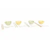 Image de Asian Set 12pcs - 4 Bowls D11,5cm Incl. Chopsticks - 4 Rijstlepels