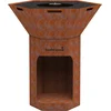 Image de Barbecook Nestor Original - Houtbarbecue - Corten staal - 92x92x101cm