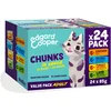 Image de Edgard & Cooper Adult Chunks Kattenvoer Nat Kip & Zalm & Kalkoen & Lam - 24 x 85 gr
