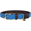 Image de Kentucky Dogwear - Hondenhalsband - Gevlochten Nylon Hondenriem - Lichtblauw - Maat XL (71cm)