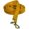 Image de Kentucky Dogwear - Hondenlijn - Maat S - Velvet - Mosterd - Lengte 120 cm