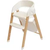 Image de Bo Jungle - Grow With Me High Chair Wit - Verstelbaar - Comfortabel - Ergonomisch