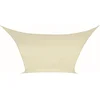 Image de Perel Schaduwdoek, waterafstotend, 5 x 5 m, 160 g/m², polyester, vierkant, crème