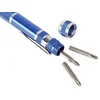 Image de Velleman Precisieschroevendraaier, 9 in 1, chroom-vanadium, niet-magnetisch, blauw