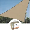 Image de Perel Schaduwdoek, waterdoorlatend, luchtdoorlatend, 3.6 x 3.6 x 3.6 m, 180 g/m², HDPE, driehoek, champagne