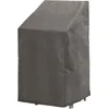 Image de Perel Buitenhoes voor stapelstoelen, voor 4-6 gestapelde stoelen, grijs, 66 cm x 66 cm x 128 cm