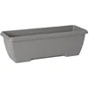 Image de Jardiniere - GARDEN ID Teramo - Zwart 60 cm - Duurzaamheid - Geïntegreerde waterreserve - Gerecycled en 100% recyclebaar - Volume voor planten