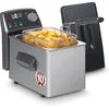 Image de FRITEL Frituurpan - Turbo SF® 4049 - Friteuse met Antistofdeksel - Olie + Vast Vet - 1-2 personen Frituurketel - 1800W - 2 liter - 10 jaar Garantie