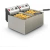 Image de FRITEL Dubbele Frituurpan - Profi 4905 DUO - Professionele Friteuse met Antistofdeksel - Olie + Vast Vet - Koude Zone - Uniek Dubbel Verwarmingselement - 2x 3200W - 2x8 liter