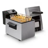 Image de FRITEL Frituurpan - A107 - Frietketel met Filterdeksel - Friteuse - Koude Zone - 3-5 Pers. Frituurketel met Kijkvenster - 2400W - 4L